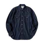 Kapital 8 oz. Denim Husky Western Shirt Indigo