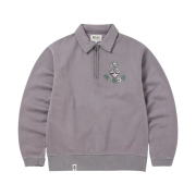 Thisisneverthat x Grateful Dead SYF Half Zip Polo Sweatshirt Purple