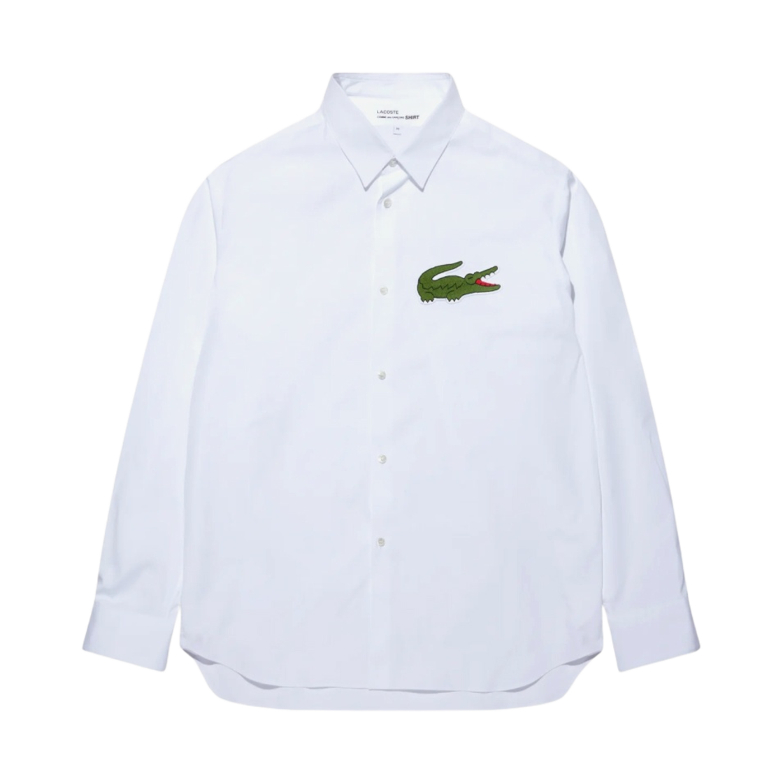 꼼데가르송 셔츠 x 라코스테 셔츠 화이트(Comme des Garcons Shirt x Lacoste Shirt White) - 1