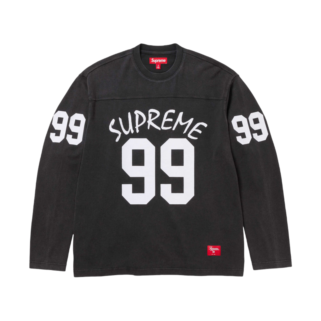 슈프림 99 롱슬리브 풋볼 탑 블랙 - 24SS