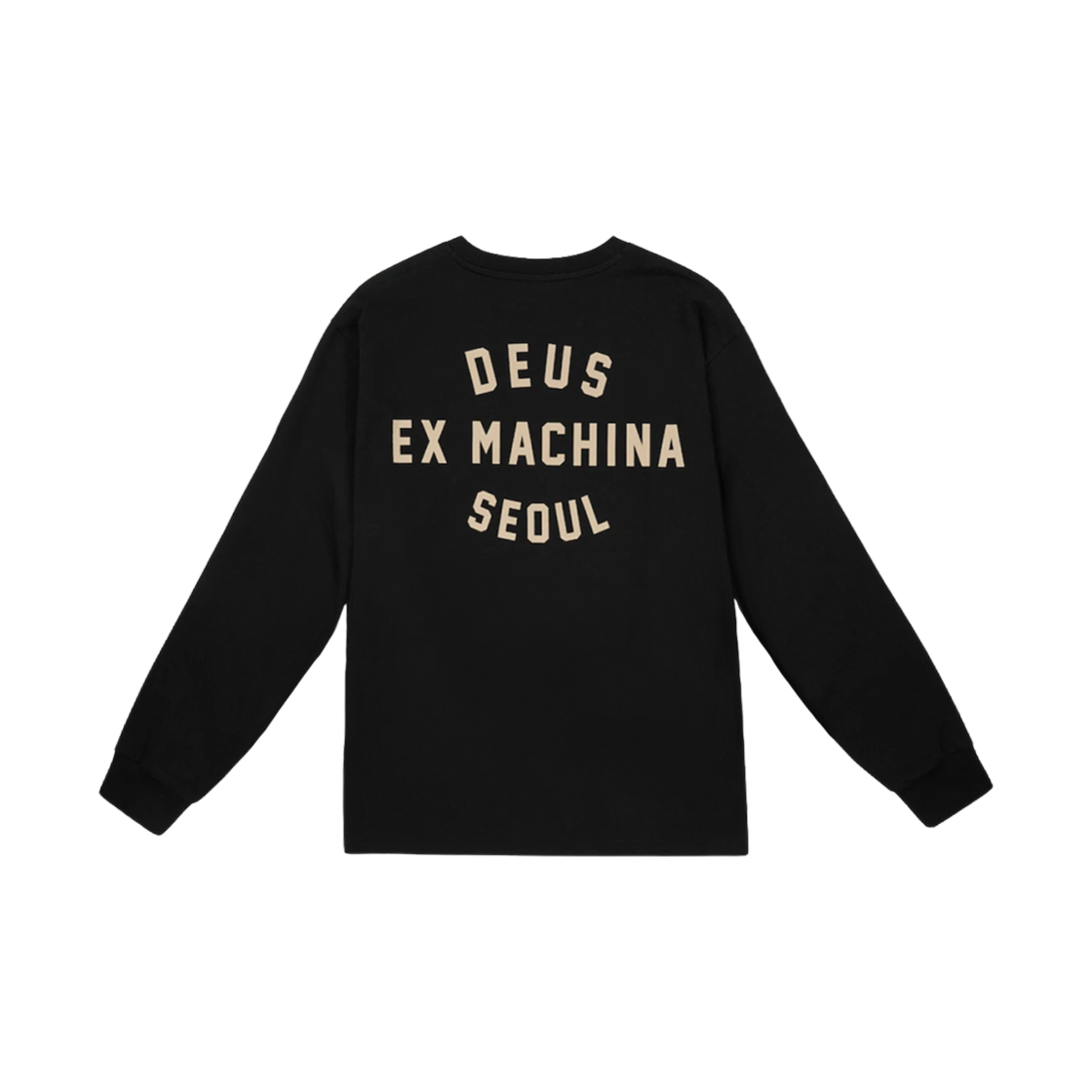데우스 엑스 마키나 서울 컬리지 어드레스 롱슬리브 티셔츠 블랙