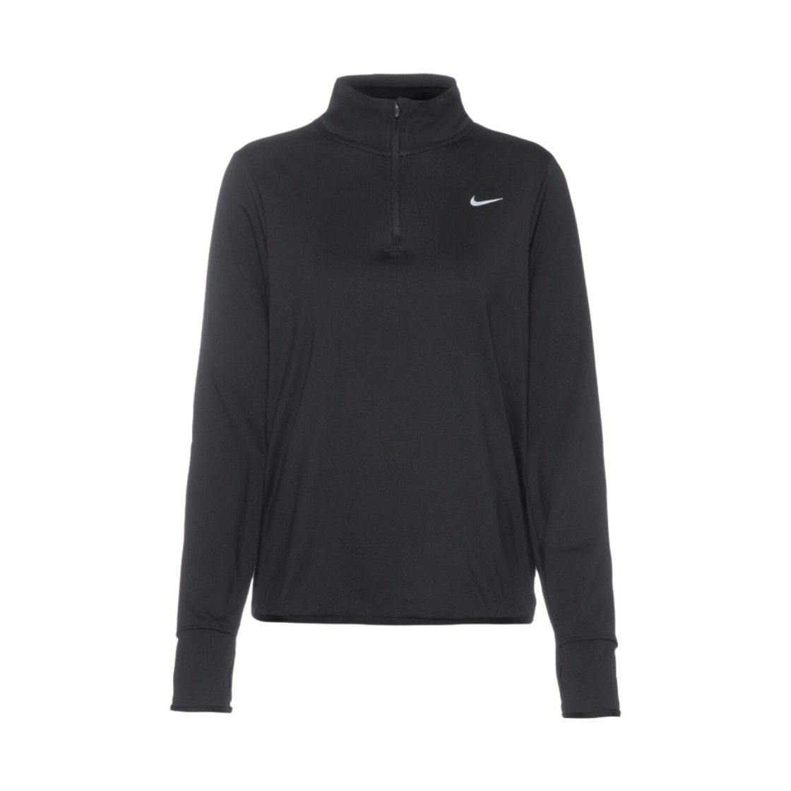 (W) 나이키 드라이핏 스위프트 엘리먼트 UV 쿼터 집 러닝 탑 블랙 - 아시아