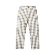 Supreme x Dickies Double Knee Baggy Jean White Plaid - 23FW