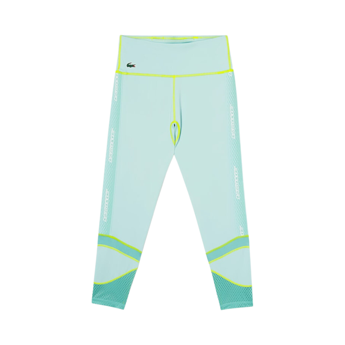 (W) 라코스테 메쉬 액티브 레깅스 라이트 그린((W) Lacoste Mesh Active Leggings Light Green) - 1
