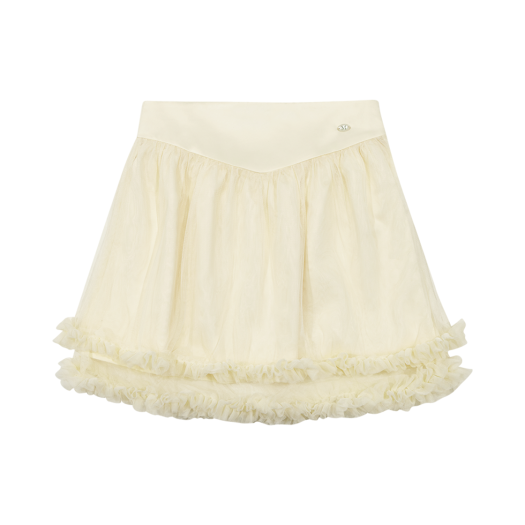 MF2514SK002CLY Margarin Singers Frill Tutu Skirt Light Yellow