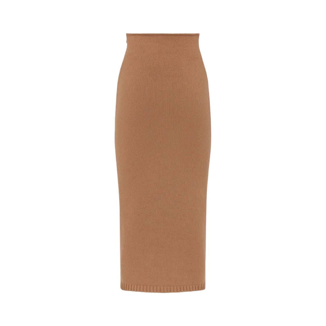 (W) 펜디 캐시미어 하이웨이스트 펜슬 스커트 브라운((W) Fendi Cashmere High Waisted Pencil Skirt Brown) - 2
