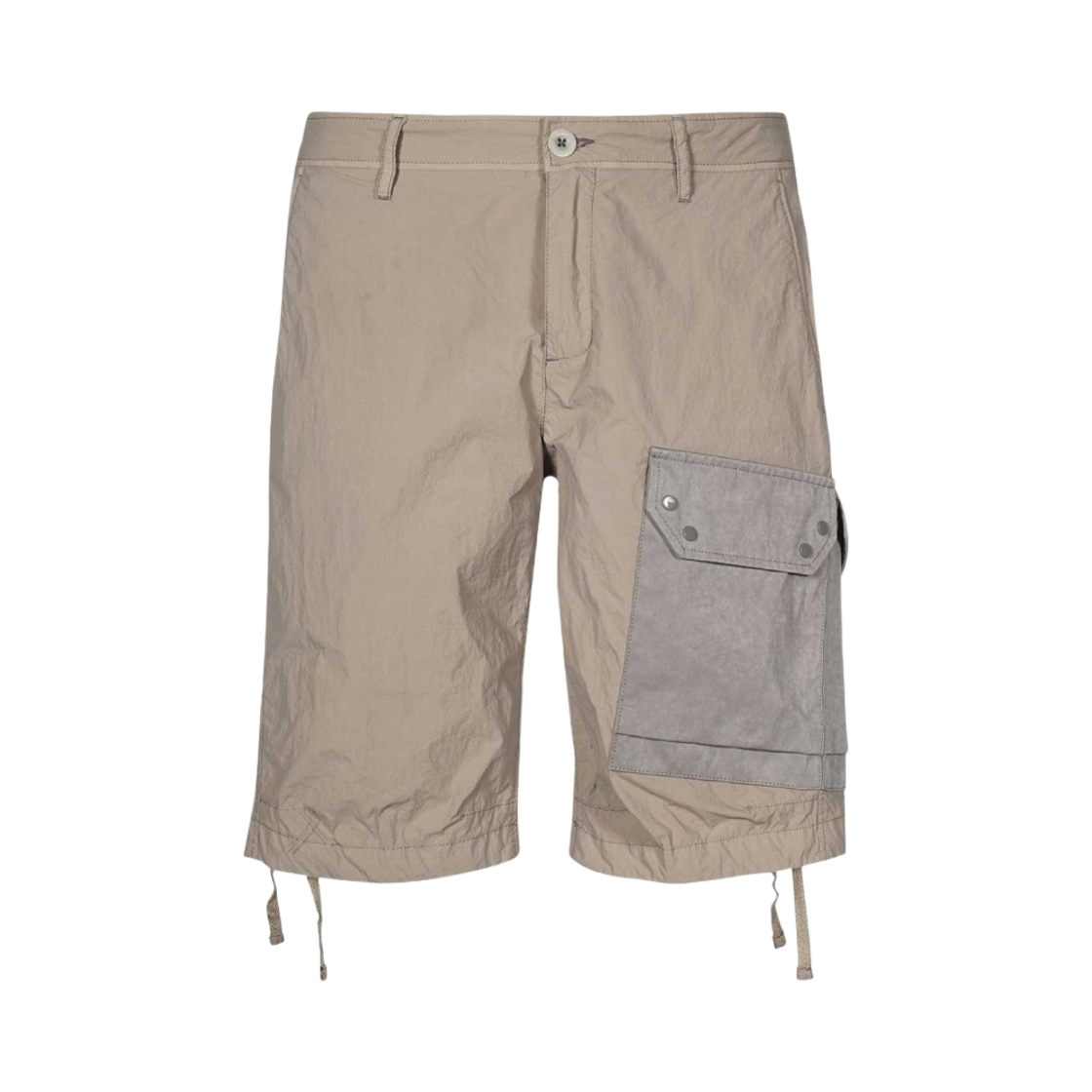 23CTCUP02094-003780-942 Ten C Nylon Tactel Shorts Granite Grey