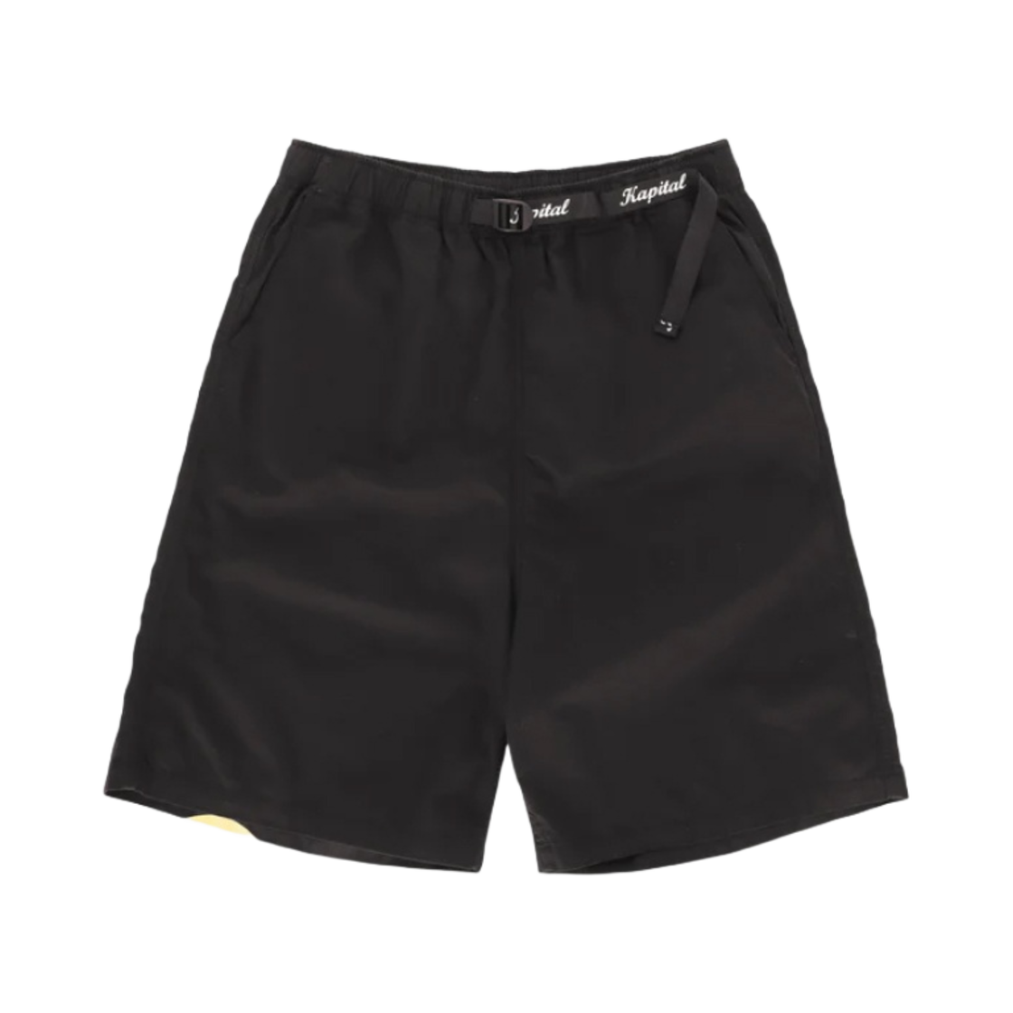 캐피탈 콤베드 레인보위 이지 쇼츠 블랙(Kapital Combed Rainbowy Easy Shorts Black) - 1