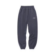 (W) Mischief Rhombus Sweatpants Charcoal Blue