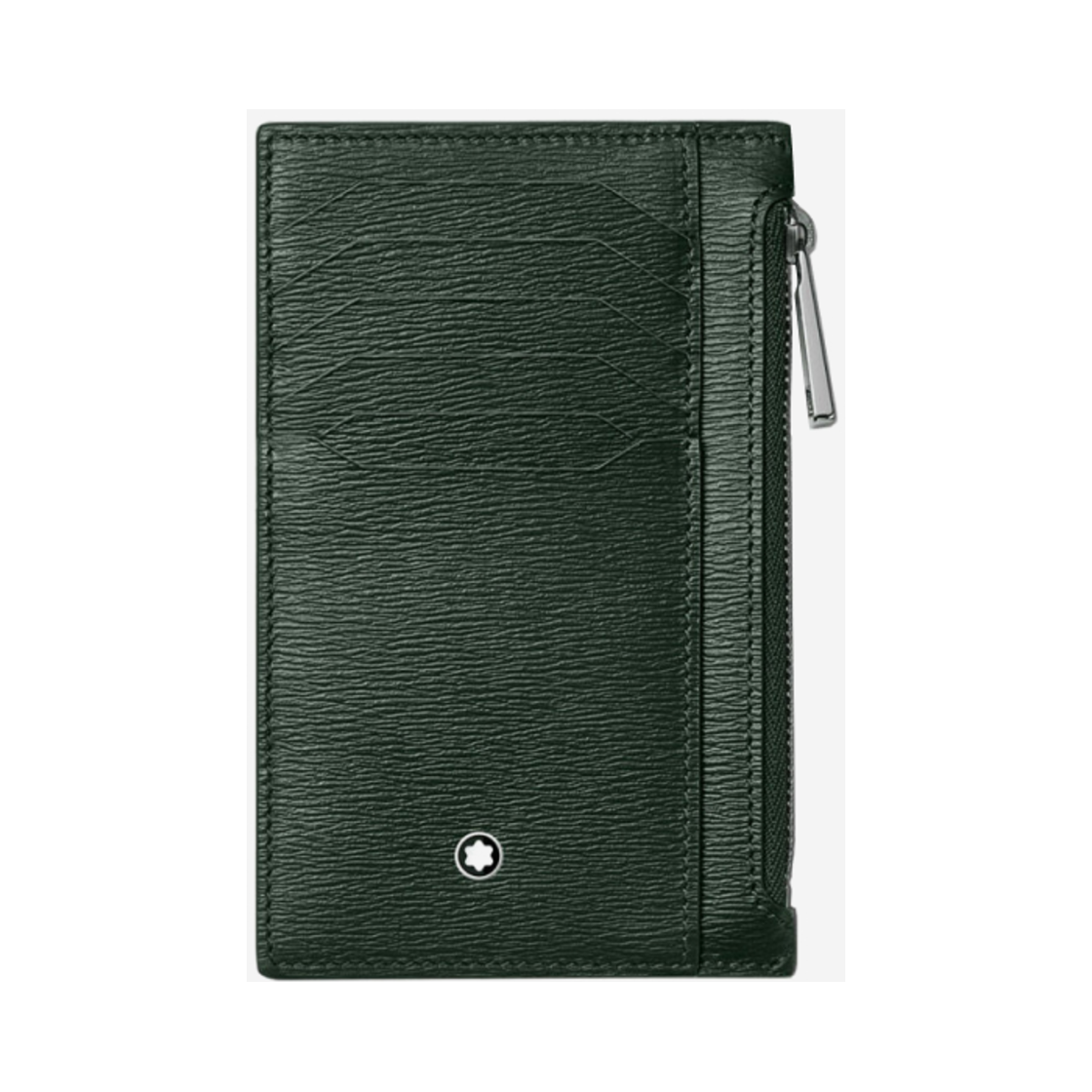 129256 Montblanc Meisterstuck 4810 8cc Pocket Holder with Zipped Pocket Deep Forest