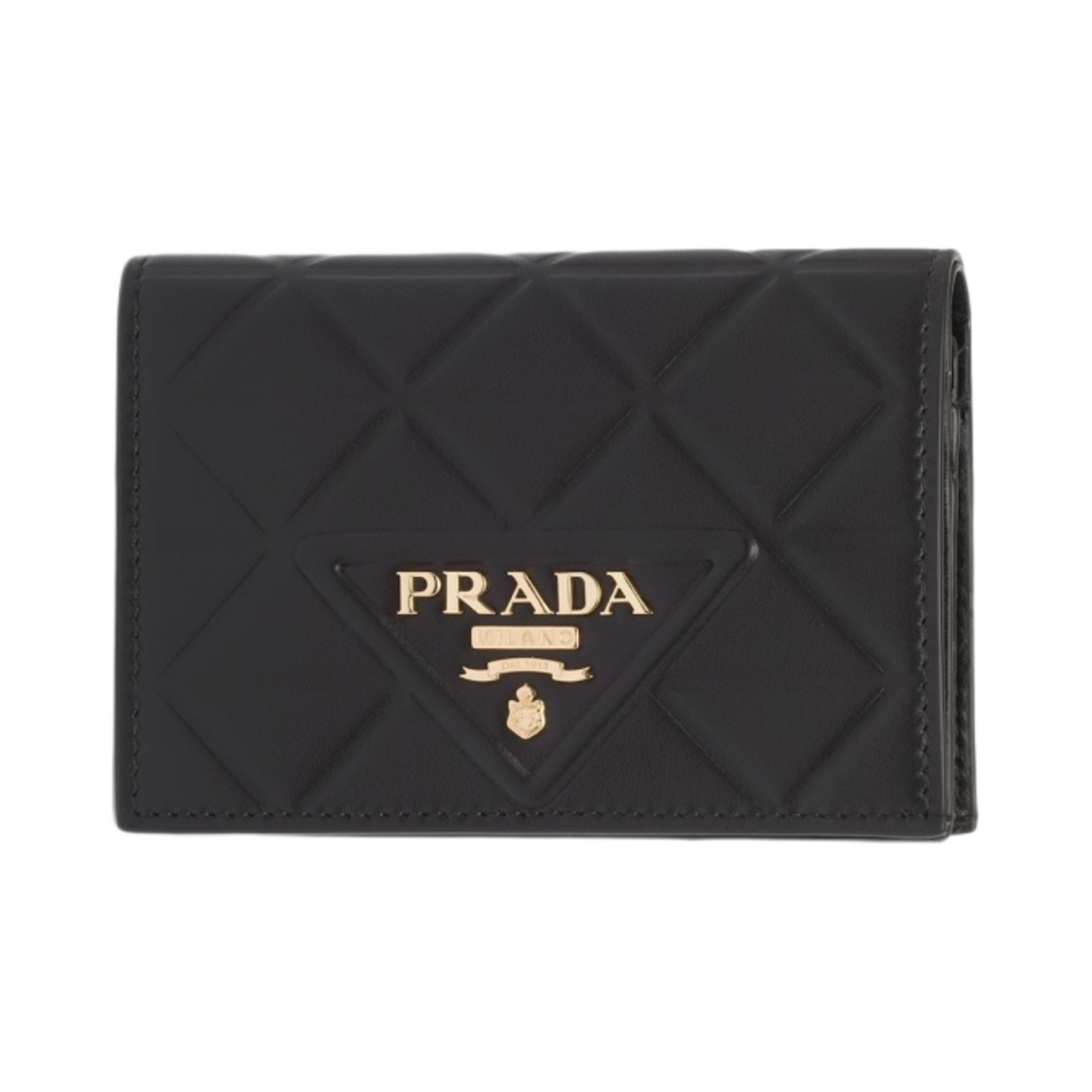 프라다 스몰 레더 월렛 블랙(Prada Small Leather Wallet Black) - 1