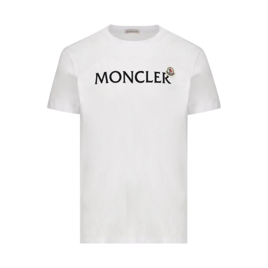 몽클레르 샤이니 그래픽 티셔츠 화이트 - 23SS(Moncler T-shirt with Shiny Graphic White - 23SS) - 1