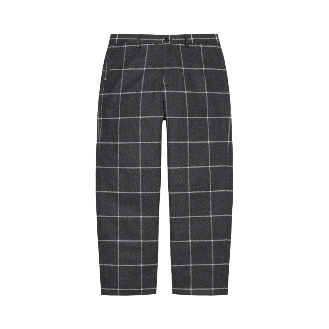 슈프림 윈도페인 울 트라우저 블랙 - 22FW(Supreme Windowpane Wool Trousers Black - 22FW) - 1