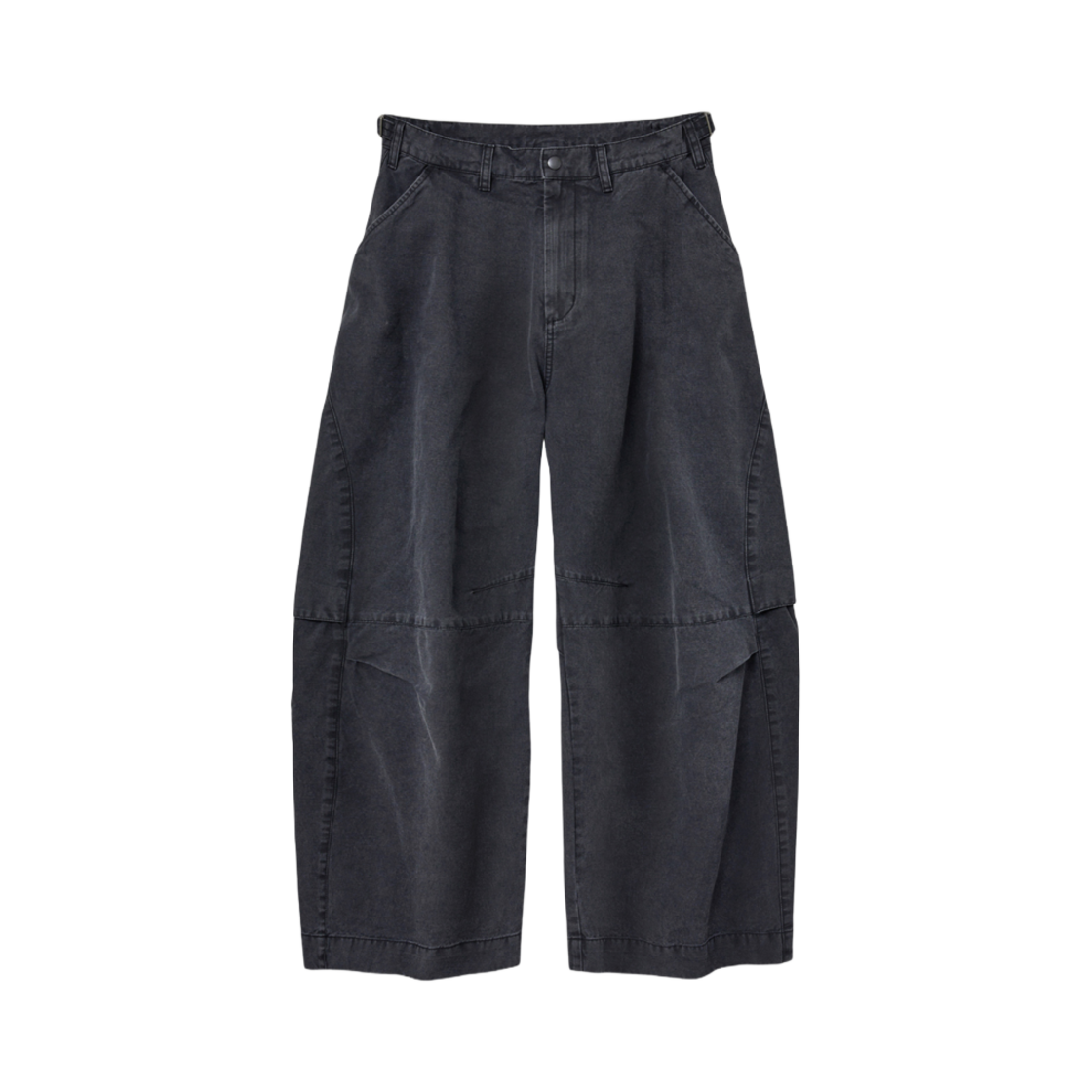 해칭룸 와이드 벤티드 팬츠 차콜(Hatchingroom Wide Vented Pants Charcoal) - 1