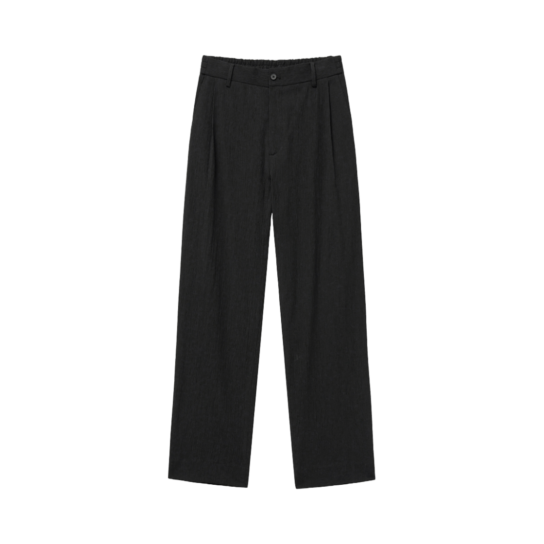 TNPA5E209BK TNGT Kinoshita Tapered-fit Seersucker Set-up Pants Black