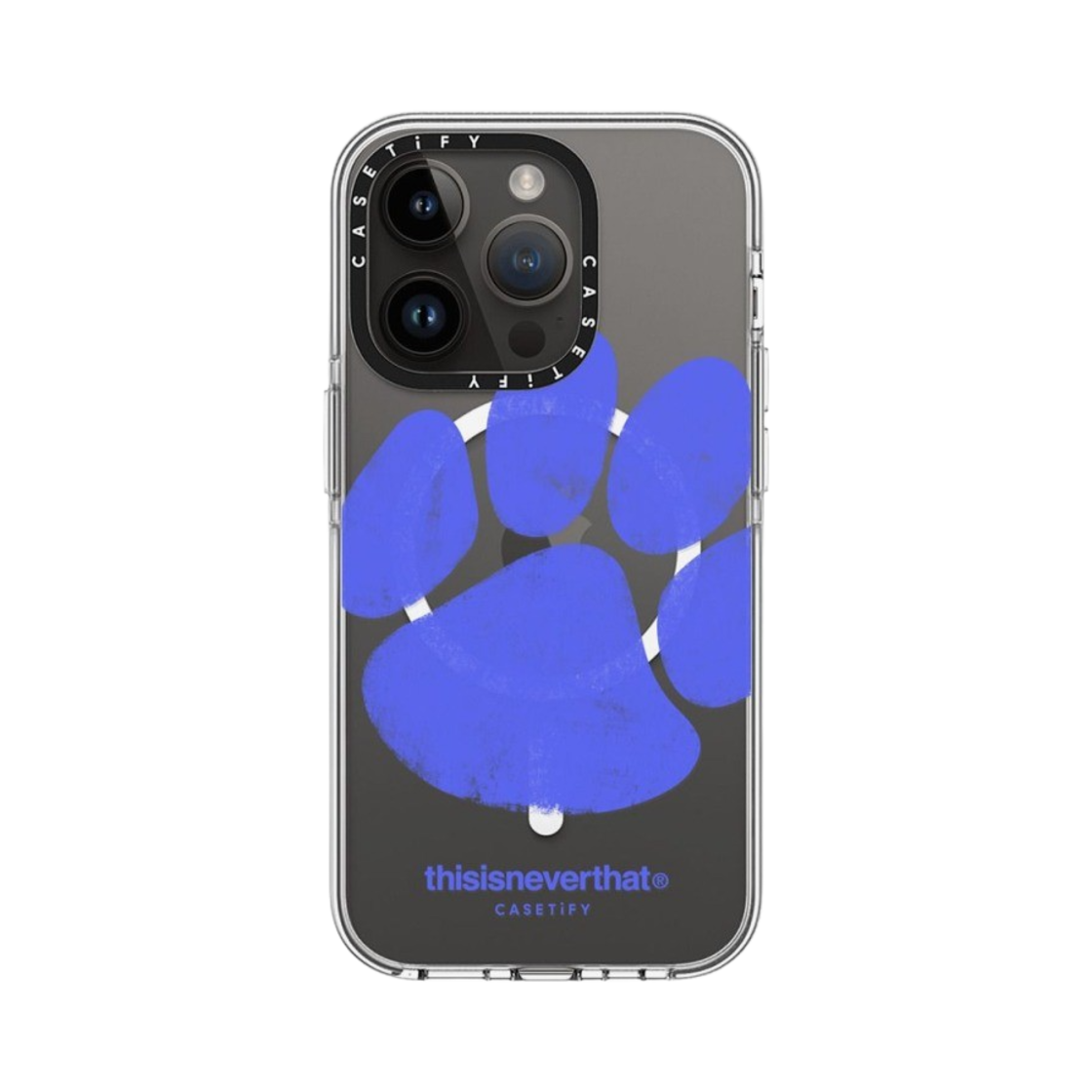 케이스티파이 x 디스이즈네버댓 아이폰 포우 맥세이프 클리어 케이스 클리어(Casetify x Thisisneverthat iPhone Paw Magsafe Clear Case Clear) - 3