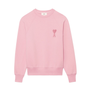 AMI de Coeur Tone-On-Tone Sweatshirt Pale Pink - 22SS