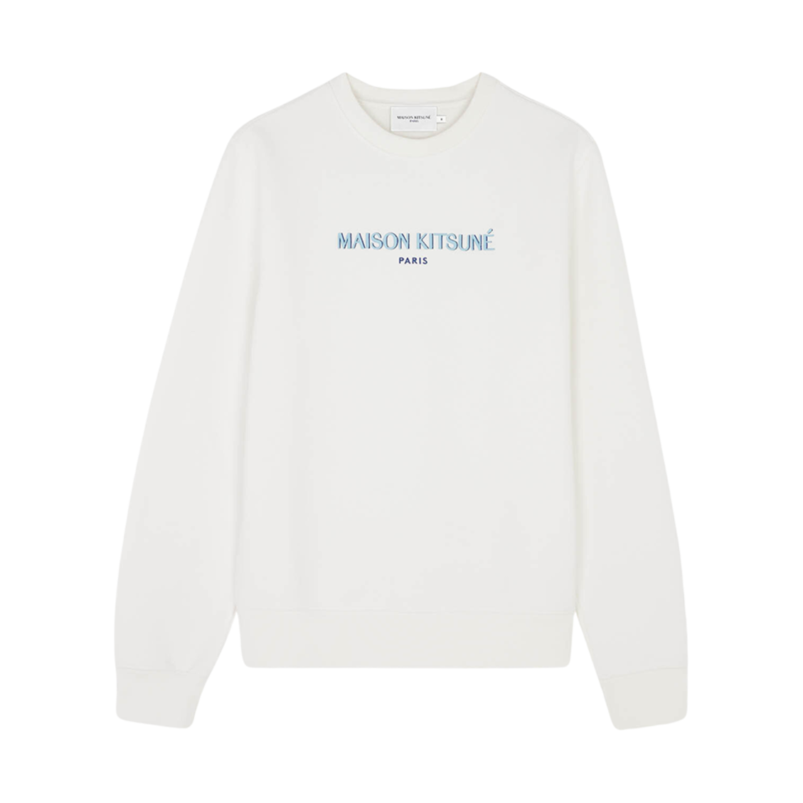 메종 키츠네 파리 레귤러 스웨트셔츠 오프 화이트(Maison Kitsune Paris Regular Sweatshirt Off White)