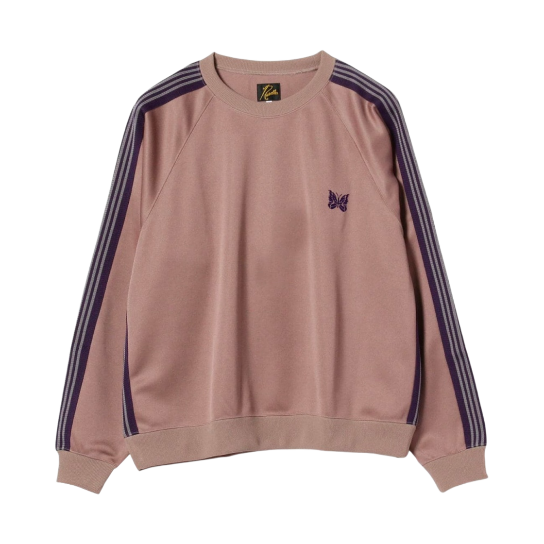 니들스 트랙 크루넥 폴리 스무스 토프(Needles Track Crewneck Poly Smooth Taupe)