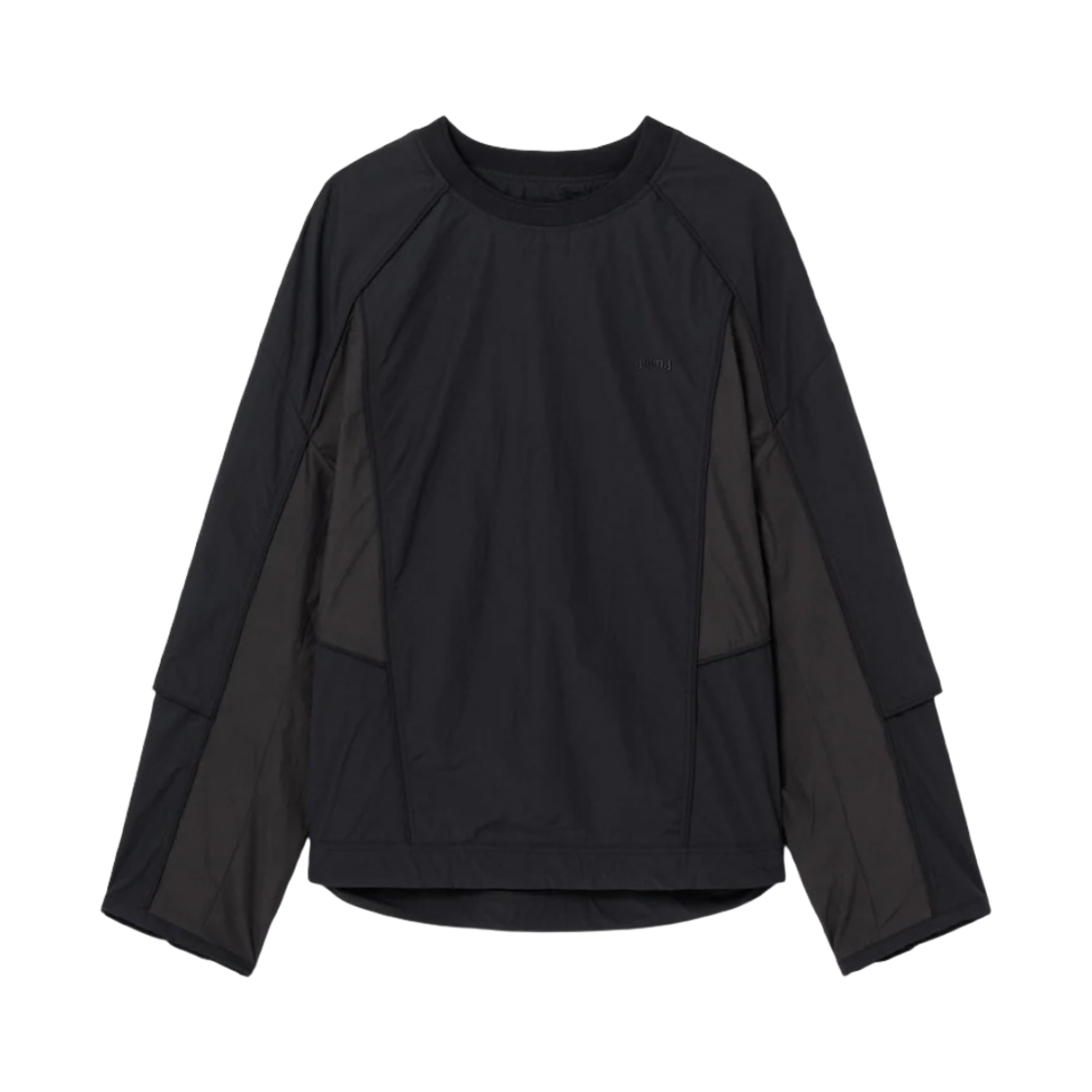 준지 나일론 배색 풀오버 그레이 - 23FW(Juun.J Nylon Color Combination Pullover Grey - 23FW)