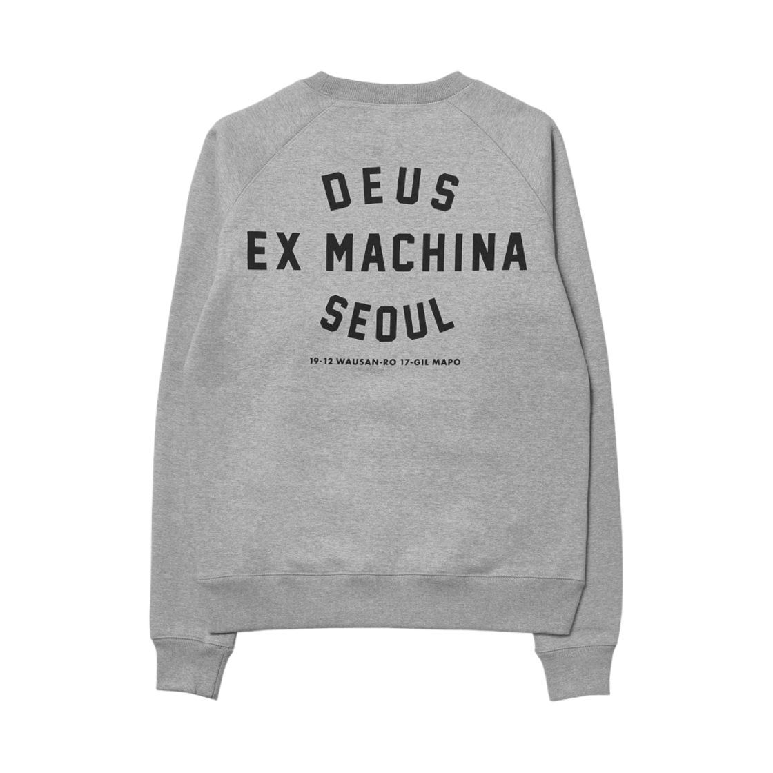 DMW48259J/2-GRY Deus Ex Machina Seoul Address Crew Grey