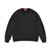 Supreme Reflective Sweater Black - 24SS