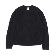 Nike Cable Knit LS Sweater Black - US/EU