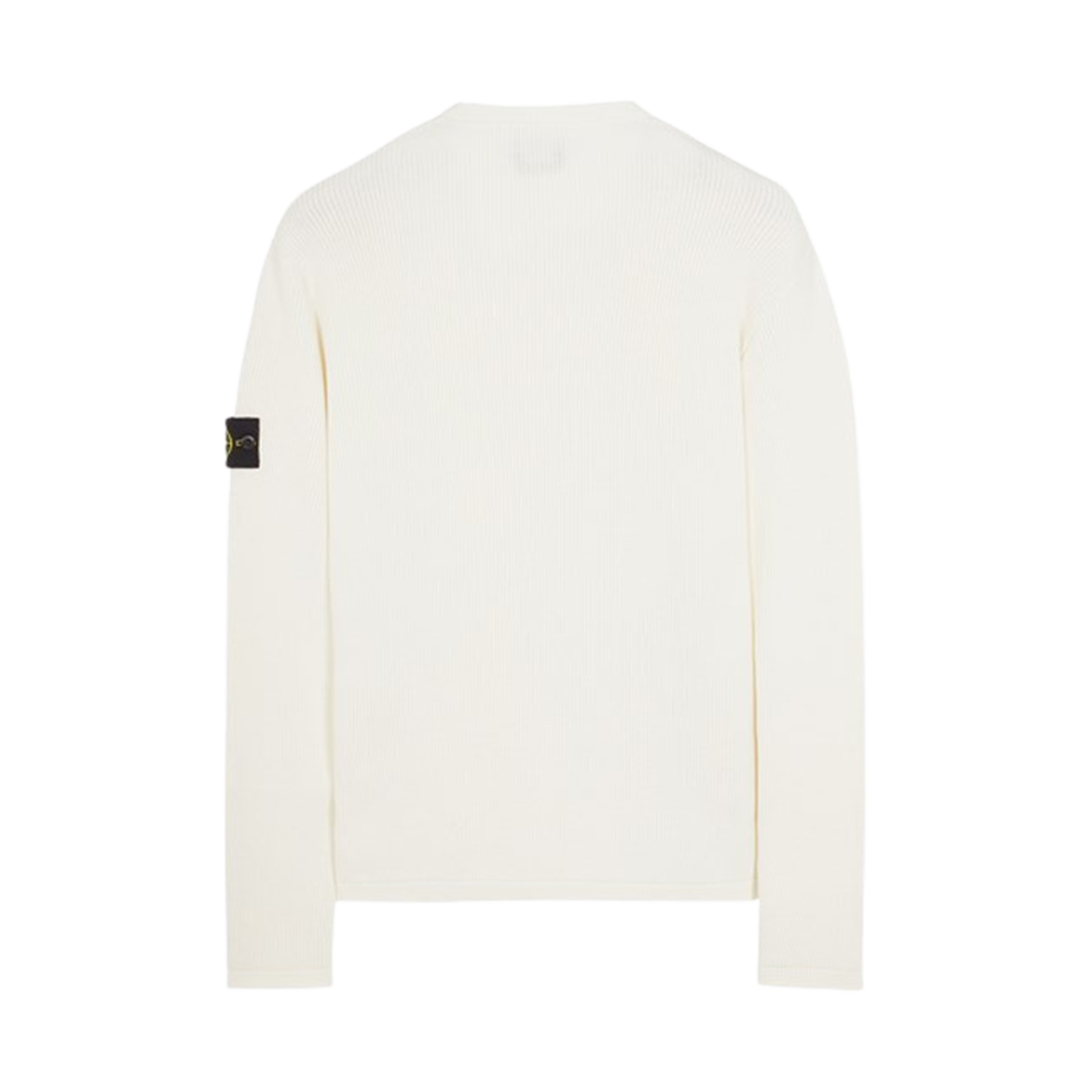 스톤 아일랜드 514D8 소프트 오가닉 코튼 크루넥 니트 화이트 - 24SS(Stone Island 514D8 Soft Organic Cotton Crewneck Knit White - 24SS) - 2