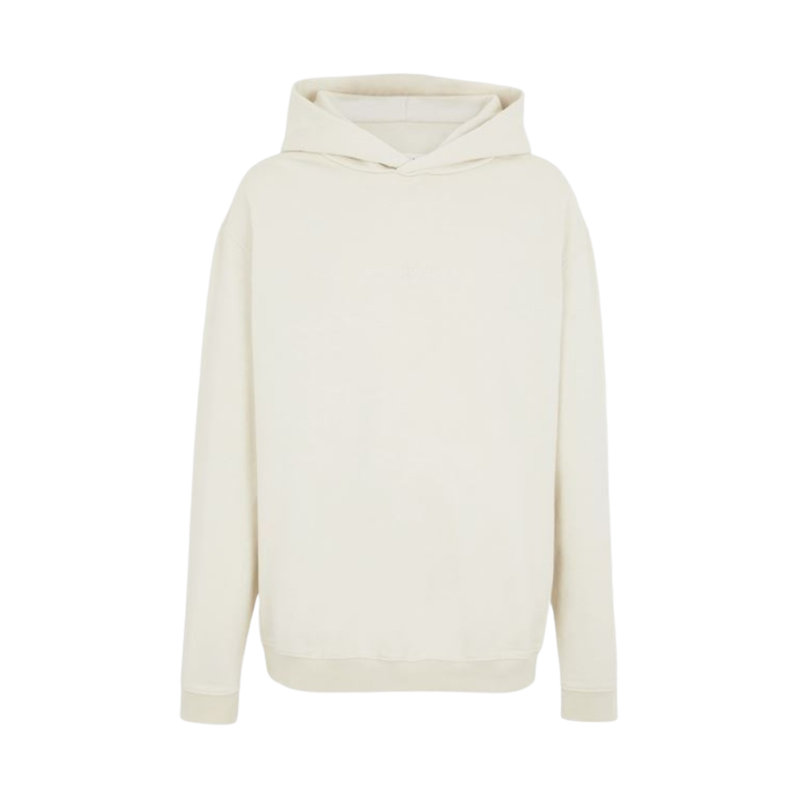 메종 마르지엘라 업사이드 다운 자수 로고 후드 아이보리(Maison Margiela Upside Down Embroidered Logo Hoodie Ivory) - 1