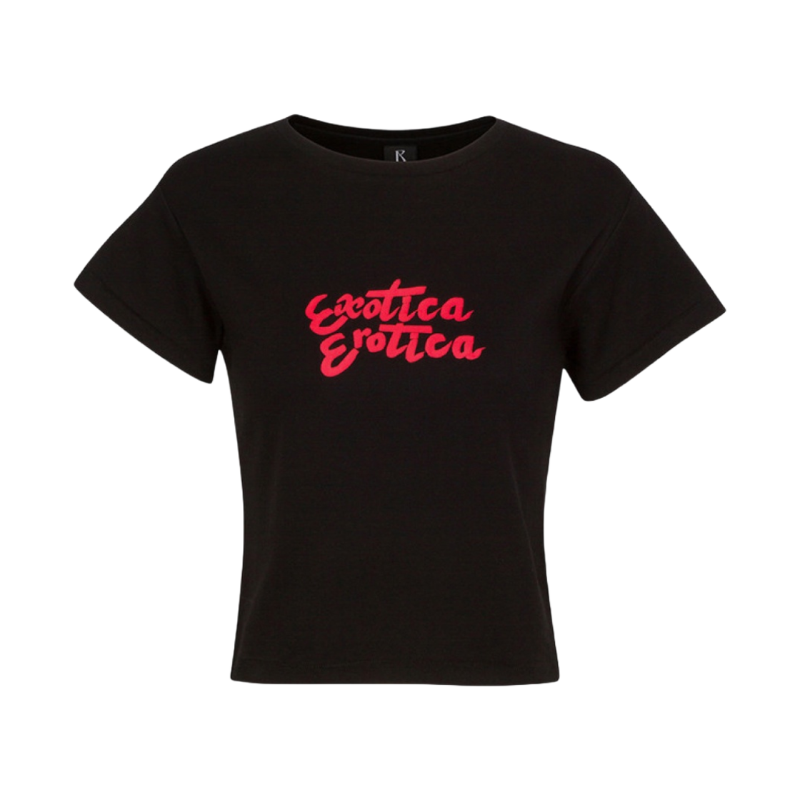 (W) 리얼리제이션 엑소티카 에로티카 티셔츠 블랙((W) Realisation Exotica Erotica T-Shirt Black)