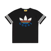 Gucci x Adidas Cotton T-Shirt Black