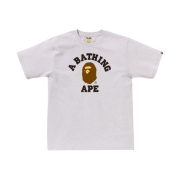 BAPE College T-Shirt Light Grey