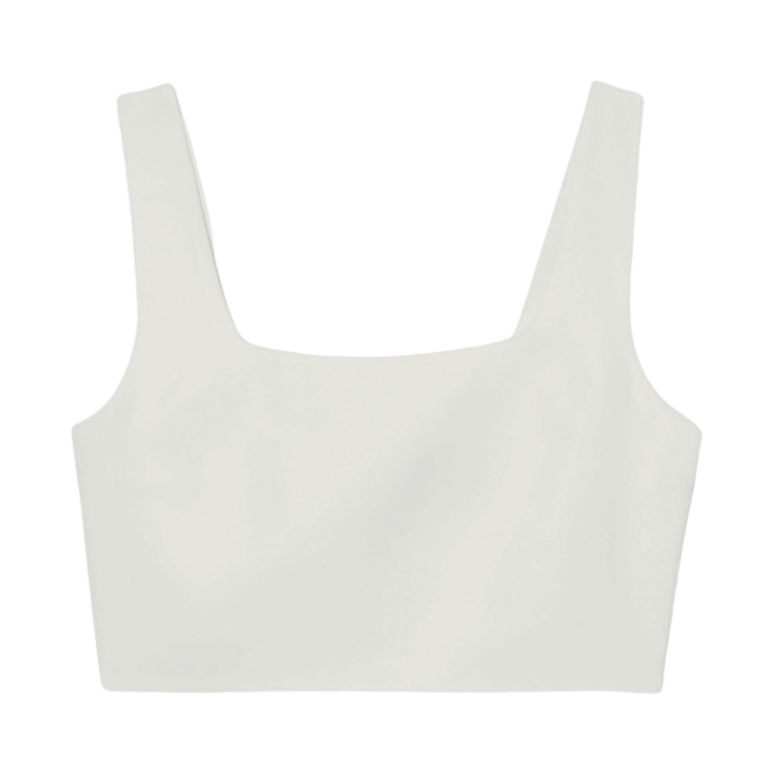 (W) 코스 리넨 블렌드 뷔스티에 화이트((W) COS Linen-Blend Bustier White) - 1