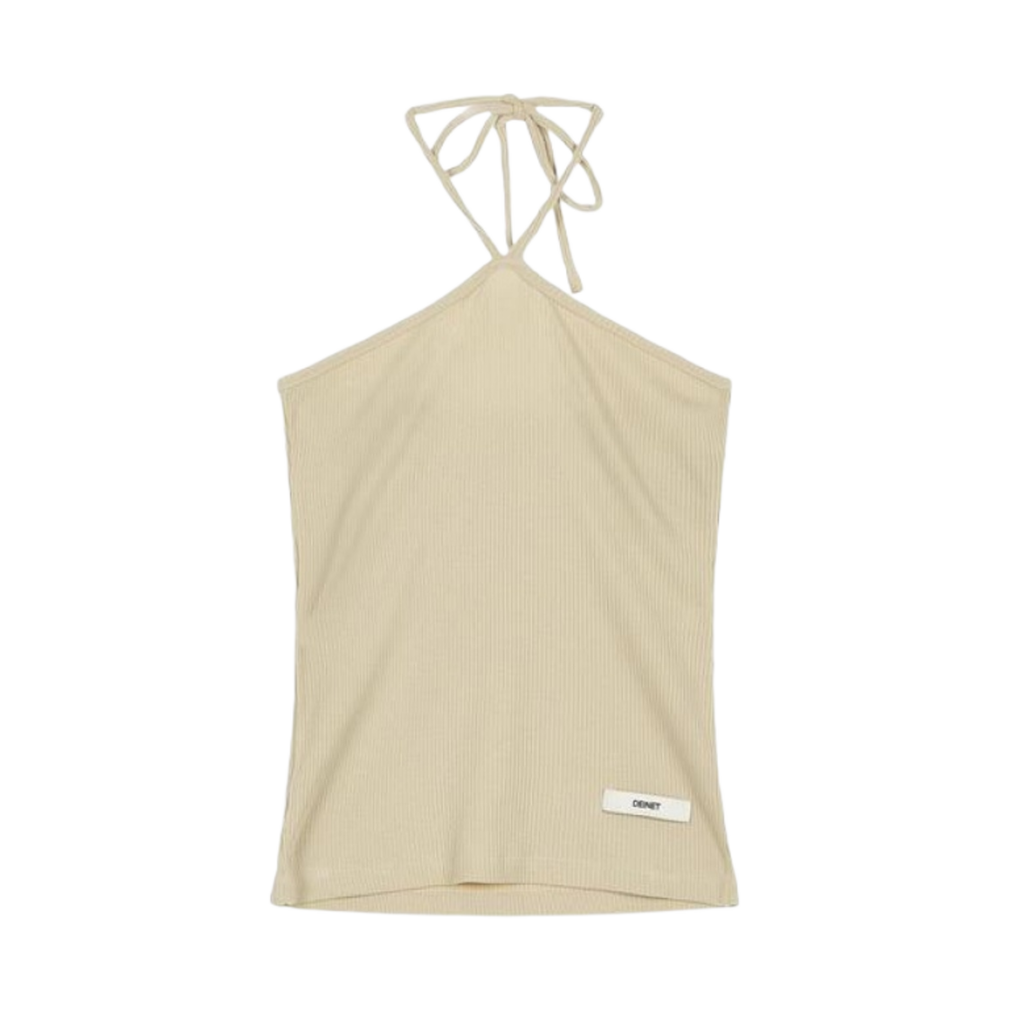 (W) 다이닛 레이어 홀터 탑 베이지((W) Deinet Layer Halter Top in Beige) - 2