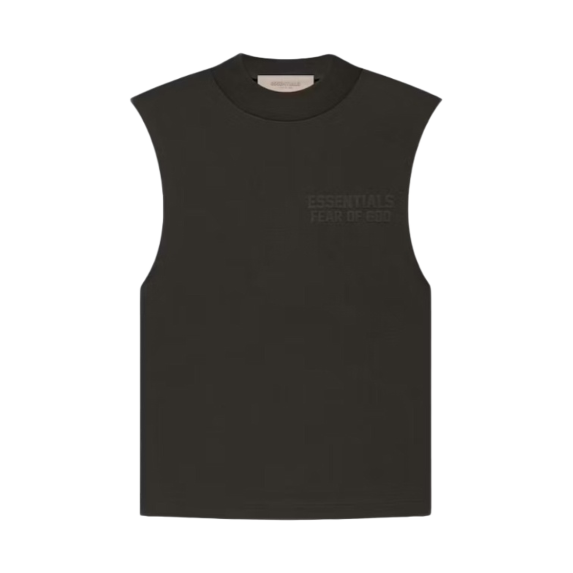 (키즈) 에센셜 머슬 티셔츠 오프 블랙 - 22FW((Kids) Essentials Muscle T-Shirt Off Black - 22FW) - 1