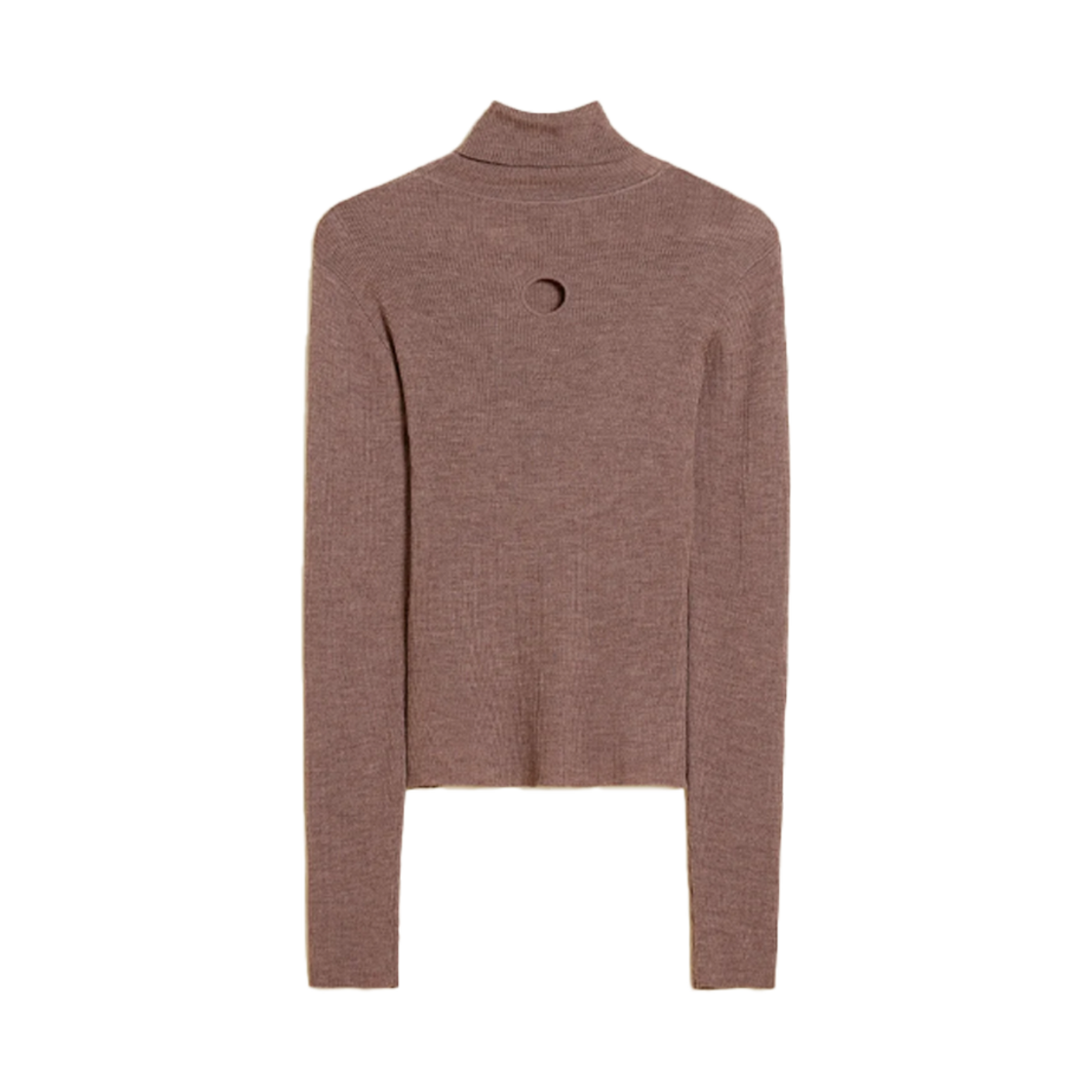 KW4DKNPHZ24WN Holzweiler Women Sara Merino Turtleneck Burgundy - 24FW