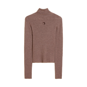 Holzweiler Women Sara Merino Turtleneck Burgundy - 24FW