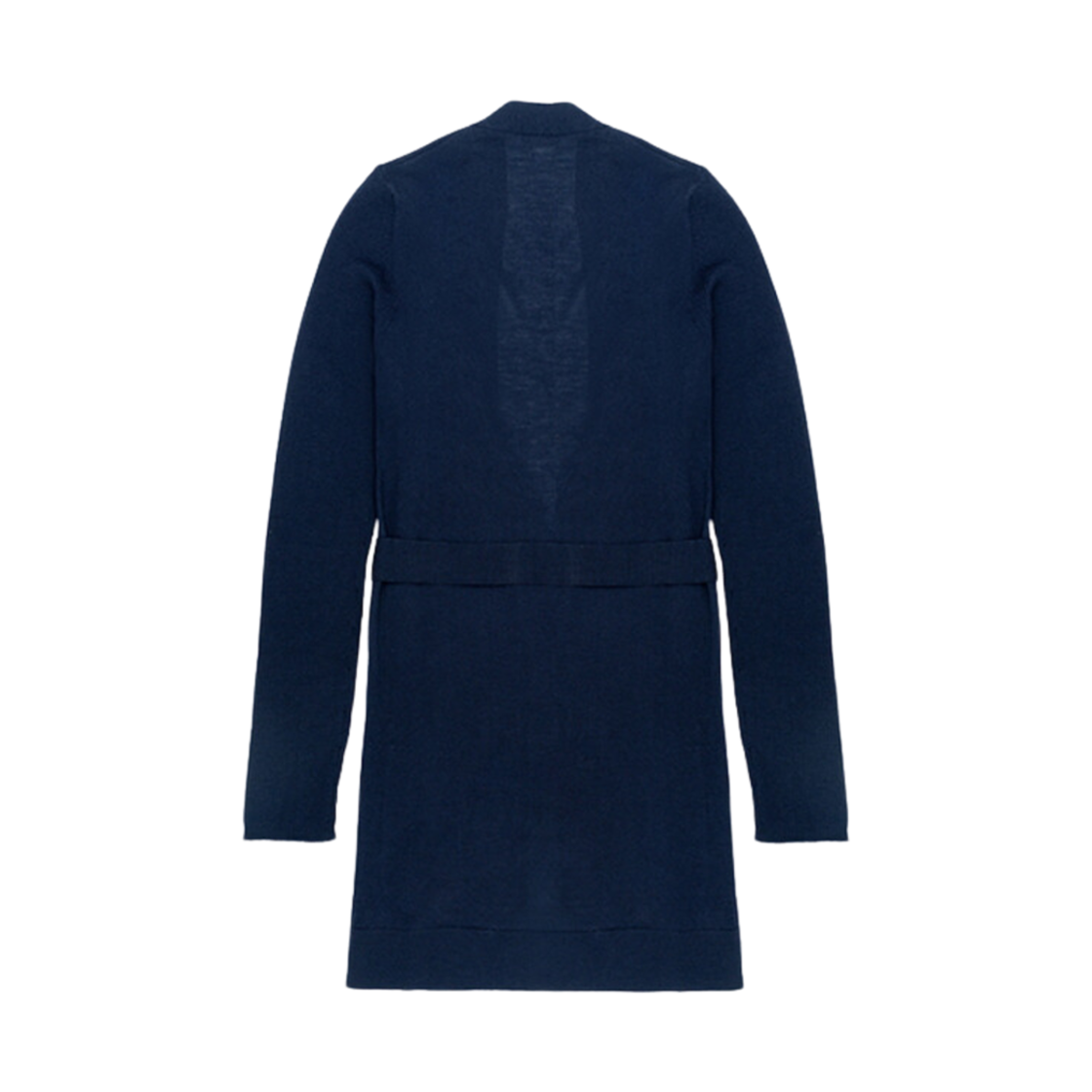 (W) 막스마라 스튜디오 투크 버진 울 스웨터 가디건 네이비((W) Max Mara Studio Tuc Virgin Wool Sweater Cardigan Navy) - 2