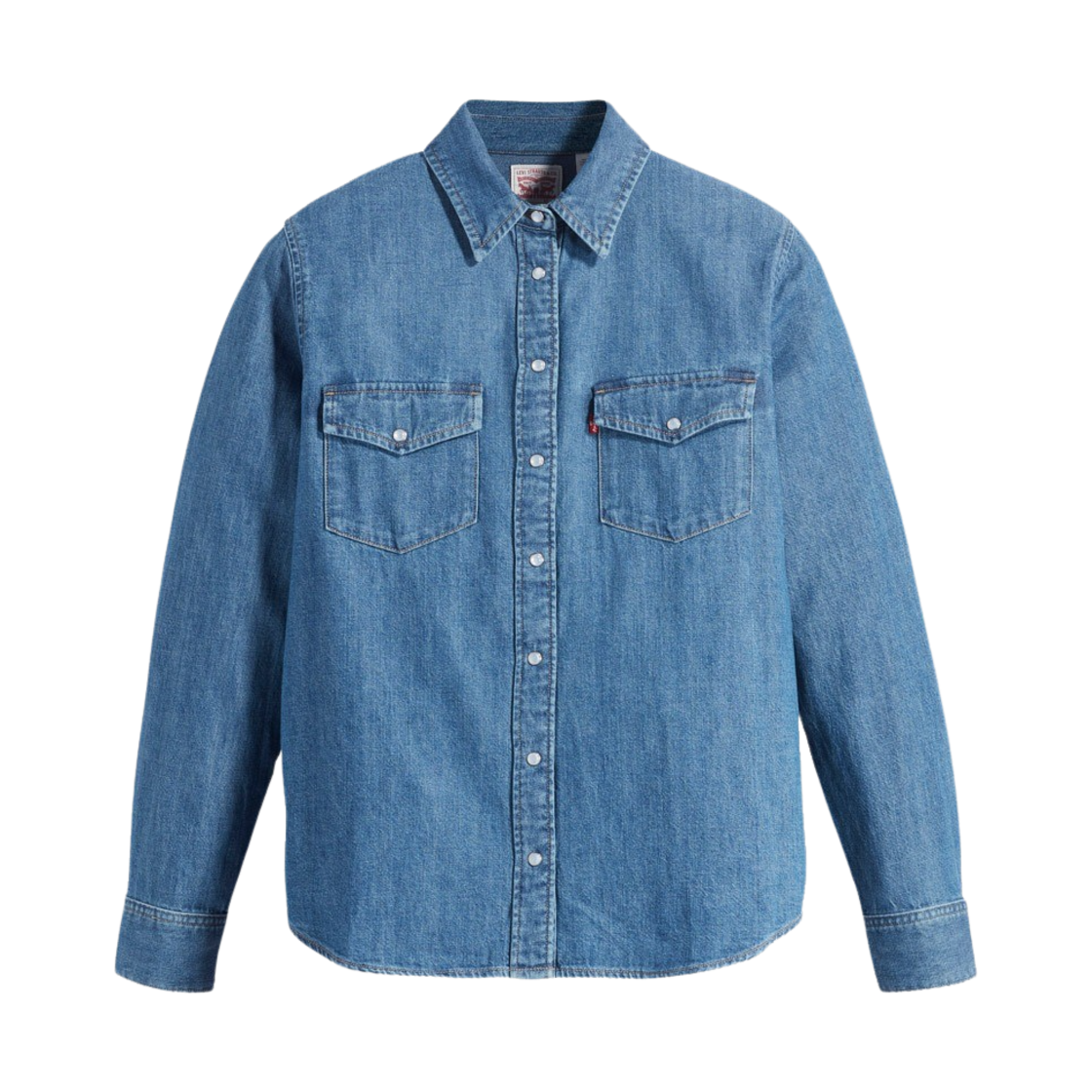 16786-0017 Levi's Women Essential Western Shirt Medium Indigo
