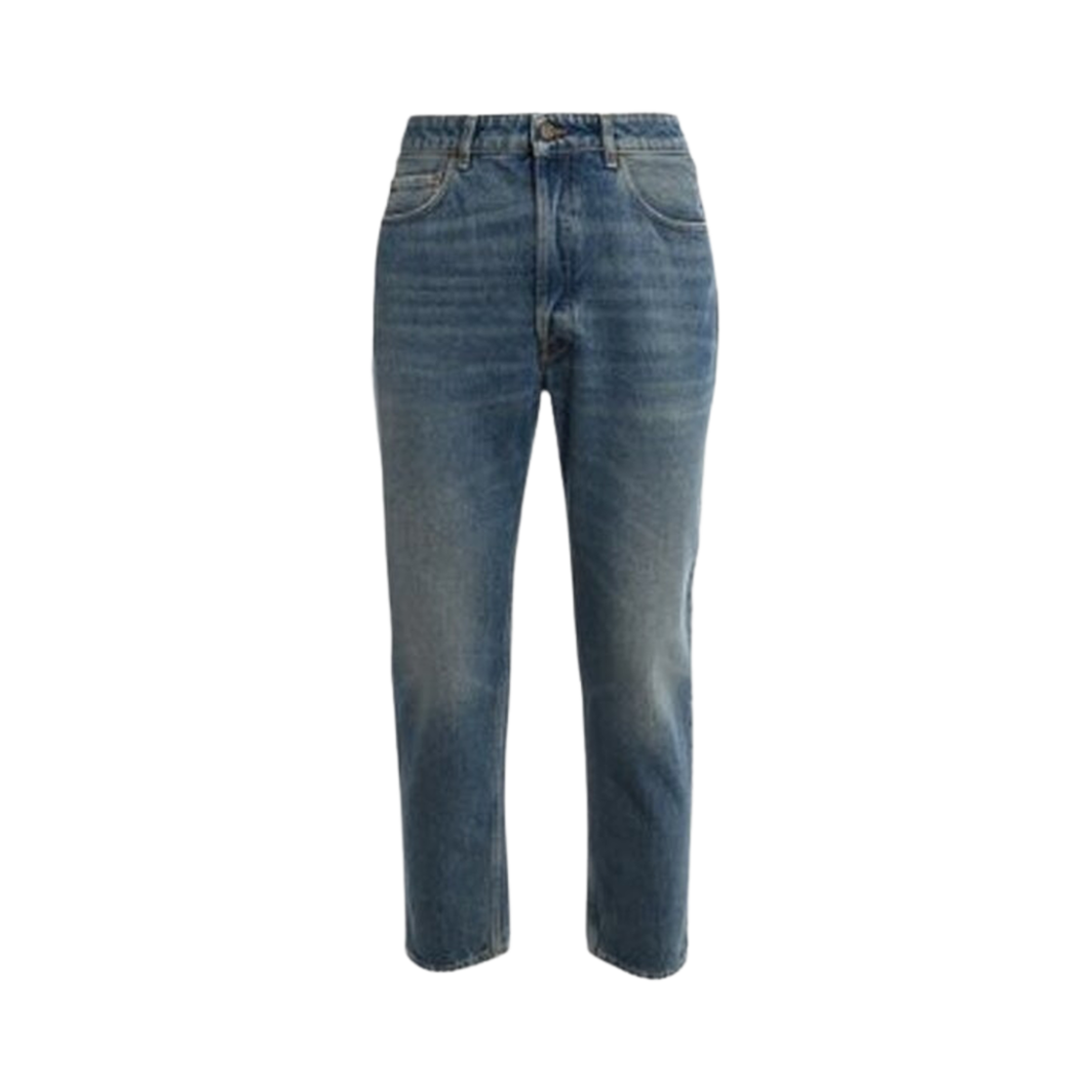 GMP00596-P000621-50100 Golden Goose Distressed Wash Medium Pants Blue