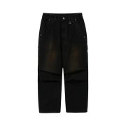 Wooyoungmi 3D Wide Denim Pants Black