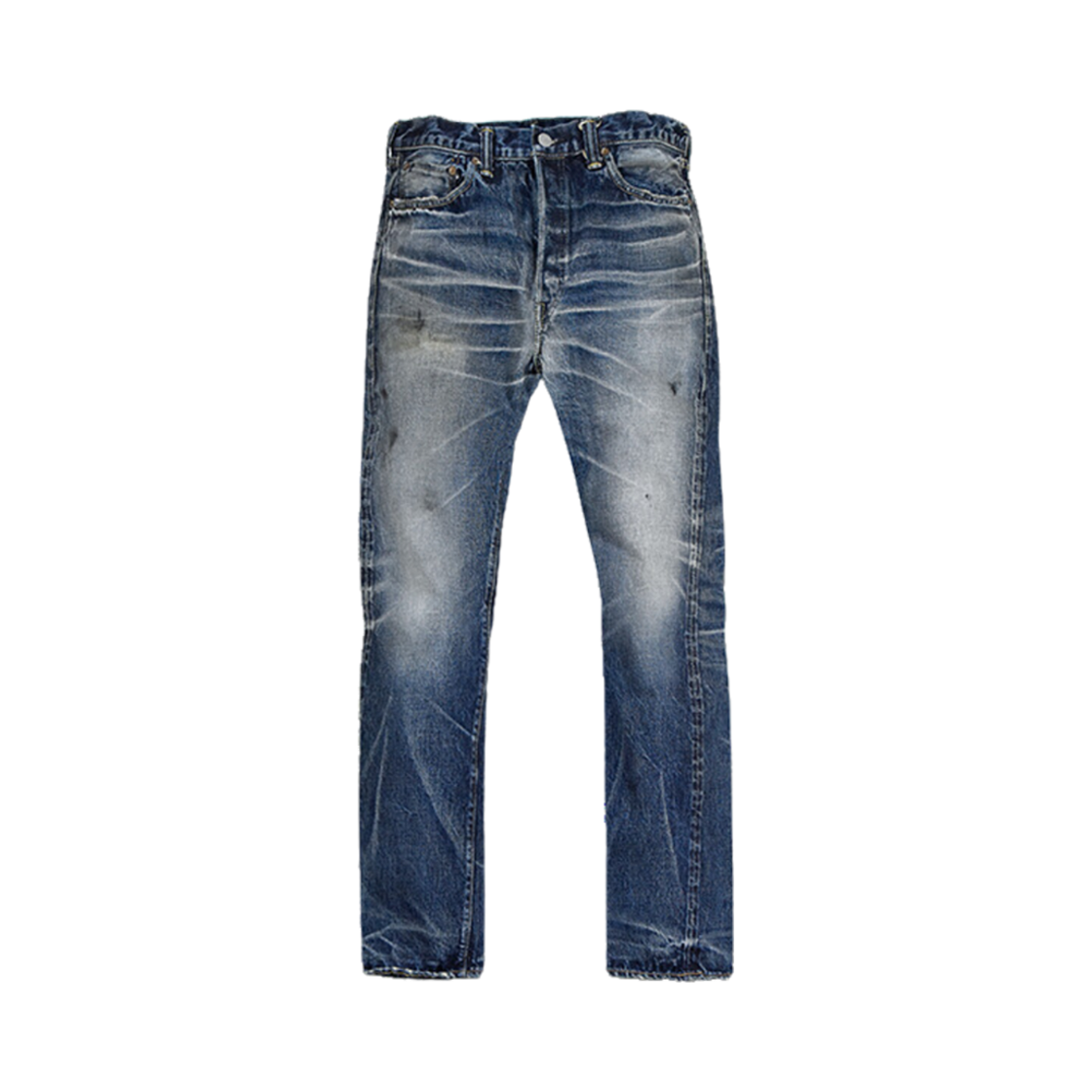풀카운트 1345-1109 피어 오브 더 다크 슬림 데님 인디고 블루(Fullcount 1345-1109 Fear of The Dark Slim Denim Indigo Blue)