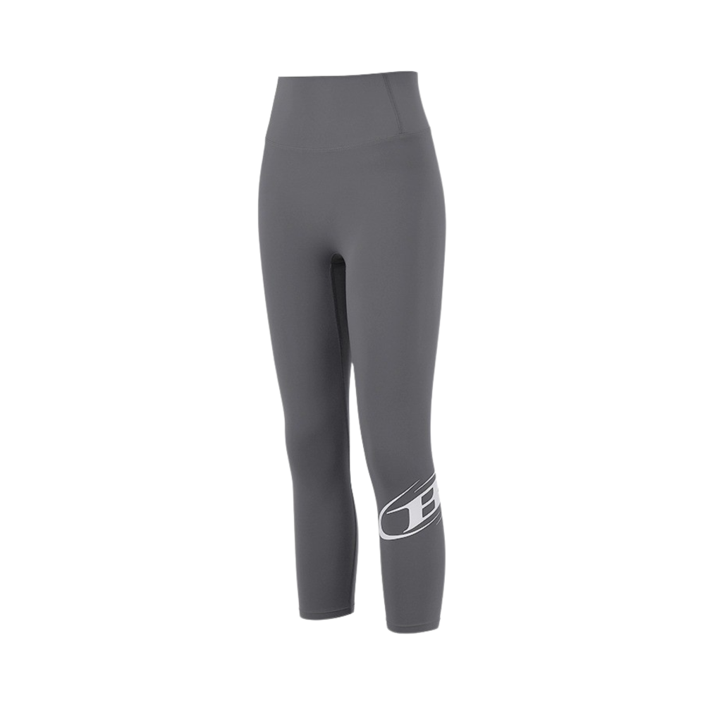 본투윈 심볼 B 롱 레깅스 그레이(BORN TO WIN Symbol B Long Leggings Grey)