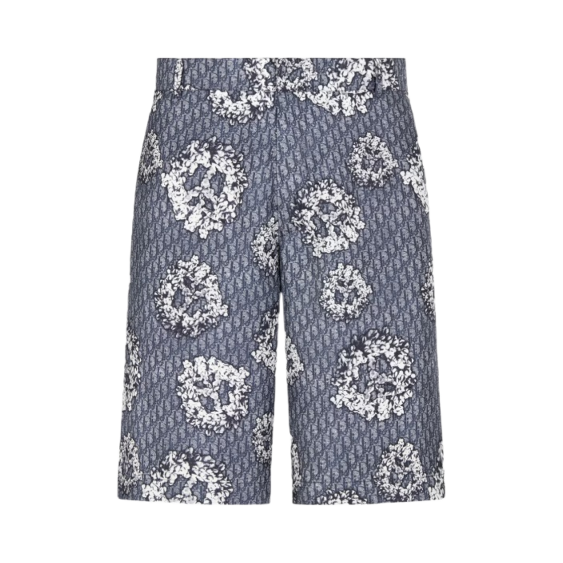 디올 x 데님 티어스 디올 티어스 버뮤다 쇼츠 실크 트윌 블루(Dior x Denim Tears Dior Tears Bermuda Shorts Silk Twill Blue) - 1