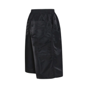 MJD x Koin Seoul Two Tuck Re-Nylon Wide Carpenter Bermuda Pants Black