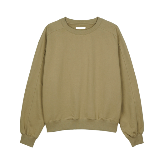 BS5SMT561KK Bensimon Blocked Sweatshirt Khaki Beige