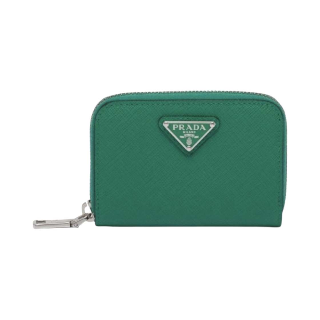 프라다 사피아노 로고 레더 코인 퍼스 망고(Prada Saffiano Logo Leather Coin Purse Mango) - 1