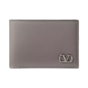 Valentino Vlogo Signature US Dollar Wallet Pearl Grey