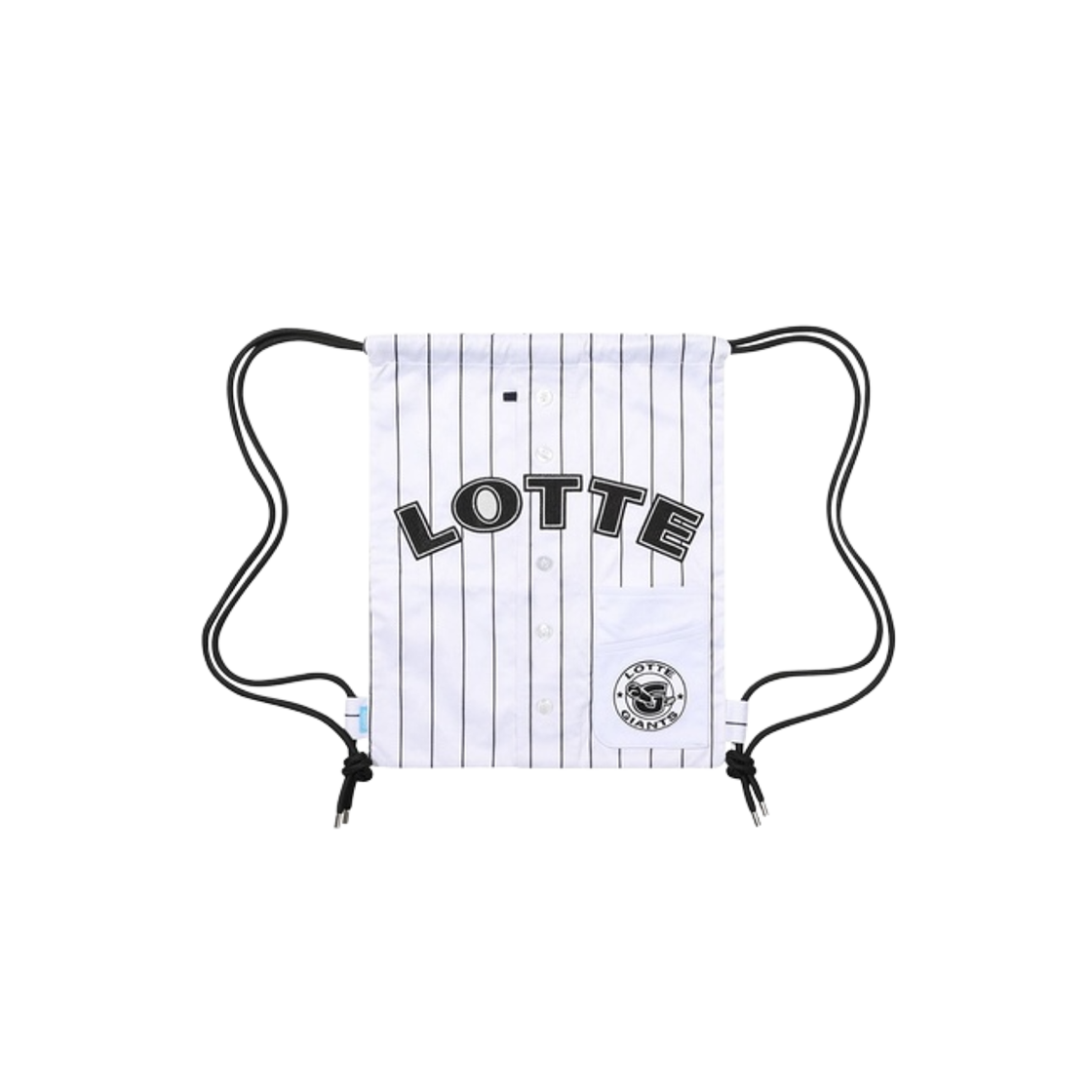 - Lotte Giants Old Stripe Uniform Gym Sack White