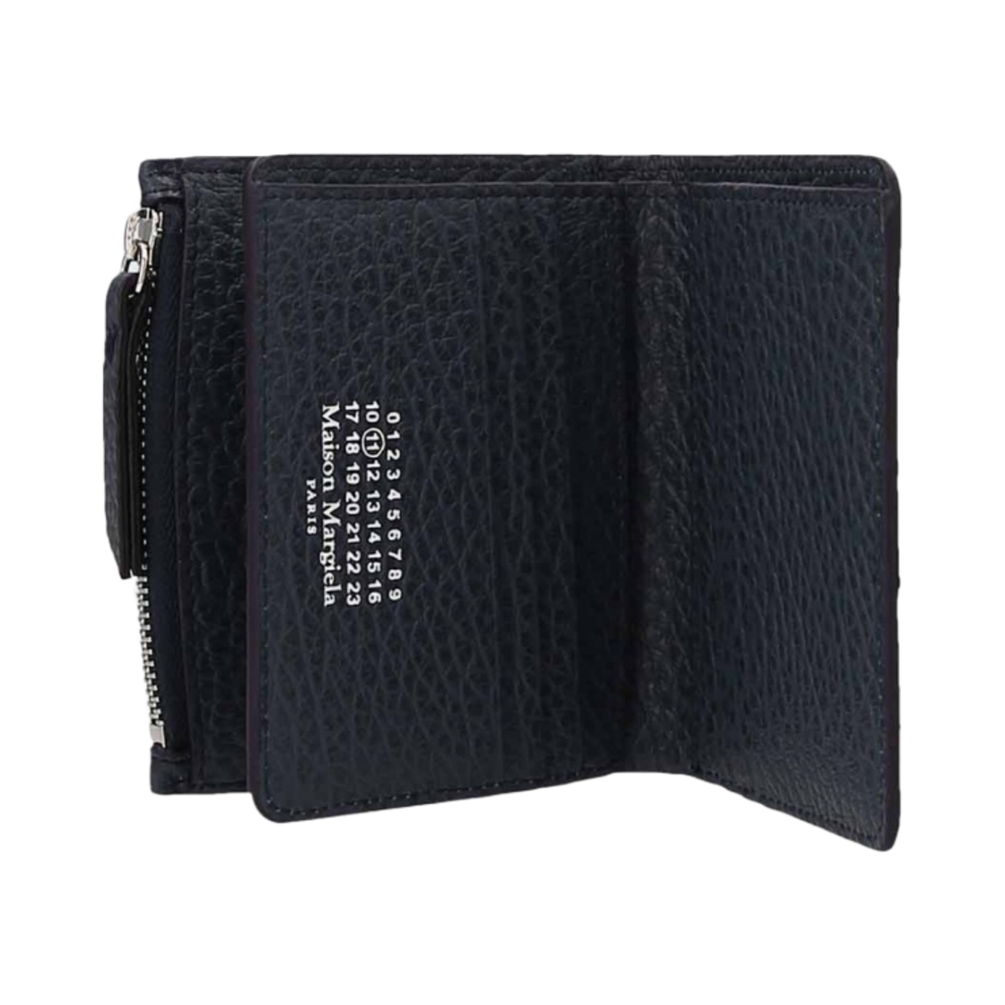 메종 마르지엘라 그레이니 레더 플랩 지갑 슬레이트 블루(Maison Margiela Grainy Flap Wallet Slate Blue) - 2